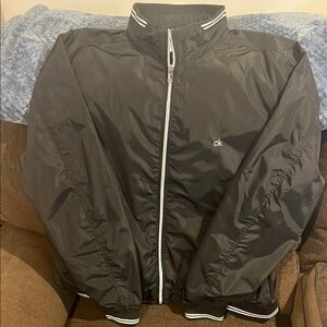 Calvin Klein Men's Black Lightweight Bomber Jacket